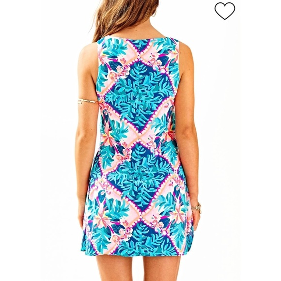 Lilly Pulitzer Tanya Romper in Seaside Aqua Size 00 - Picture 15 of 16